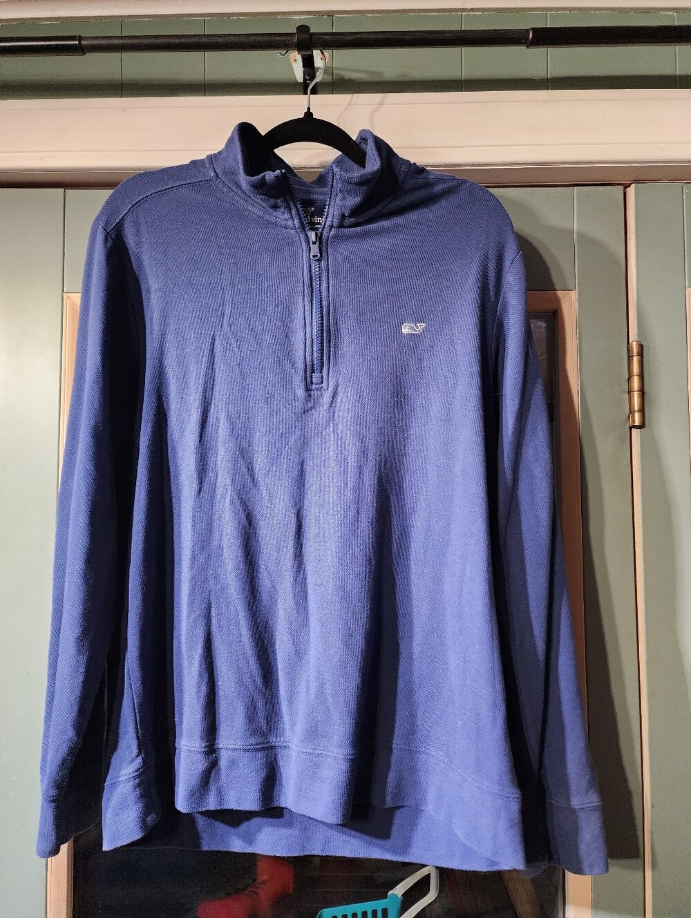 Vineyard Vines Men's Navyl Blue Quarter-Zip Pullover
